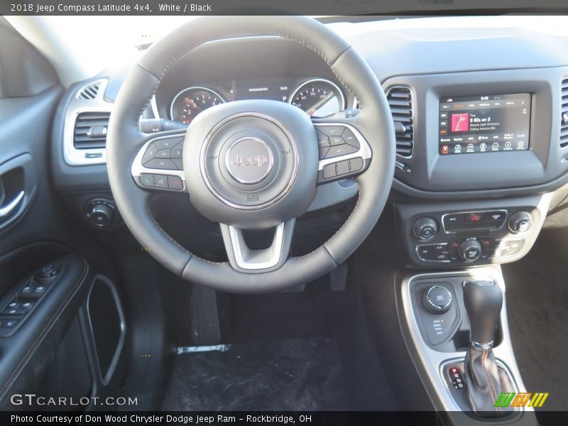 White / Black 2018 Jeep Compass Latitude 4x4