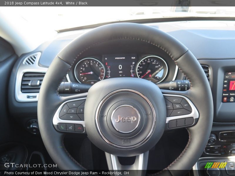 White / Black 2018 Jeep Compass Latitude 4x4