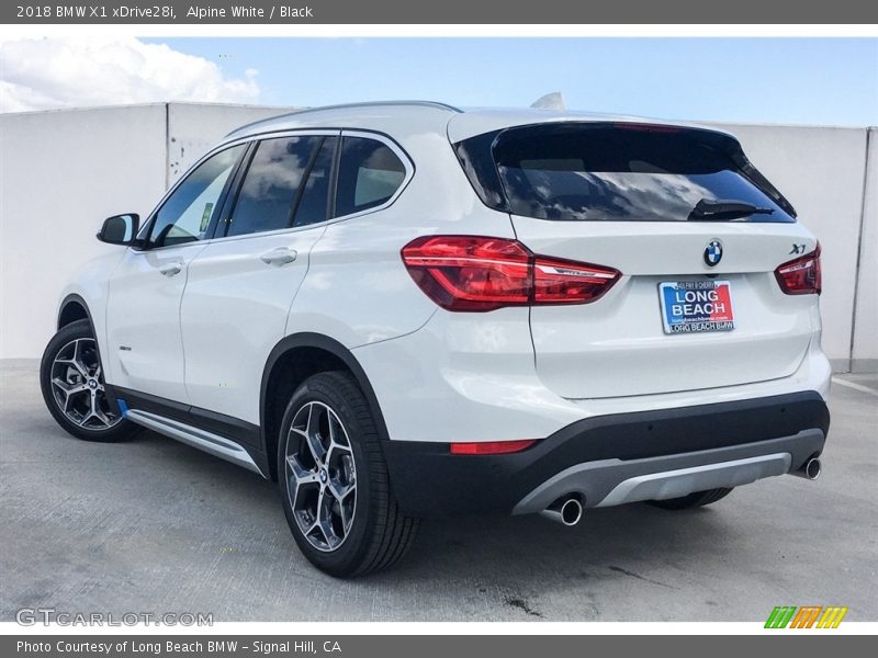 Alpine White / Black 2018 BMW X1 xDrive28i