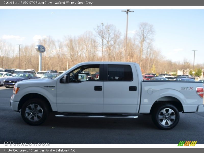 Oxford White / Steel Grey 2014 Ford F150 STX SuperCrew