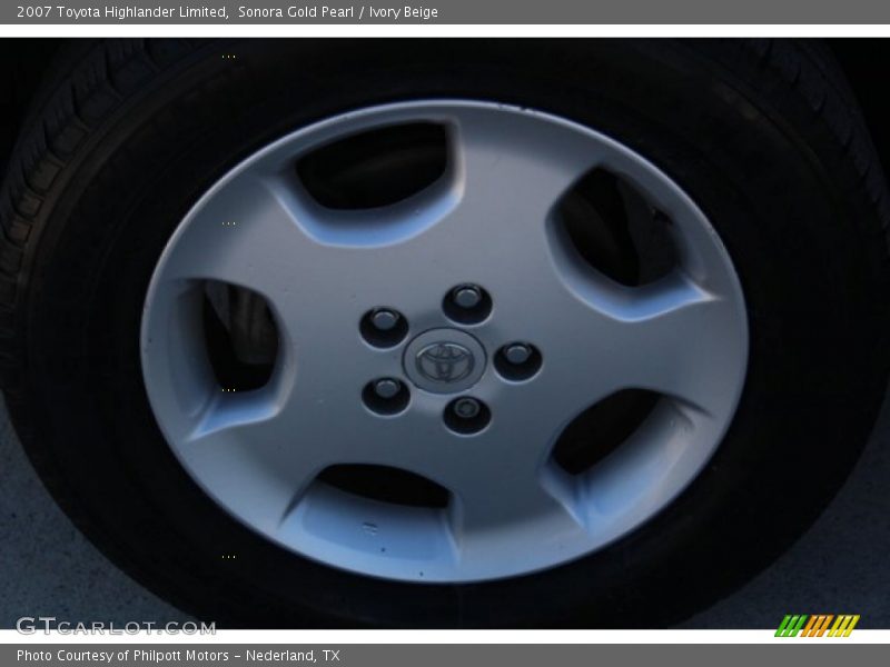 Sonora Gold Pearl / Ivory Beige 2007 Toyota Highlander Limited