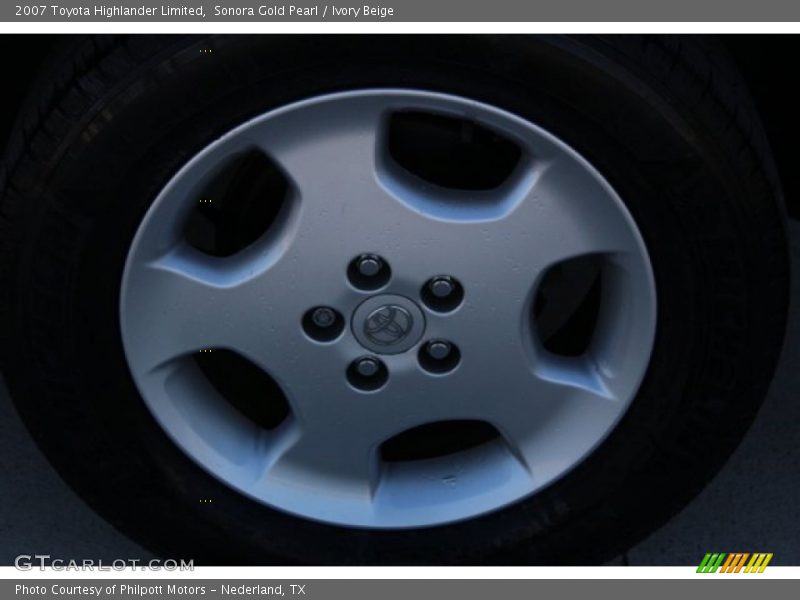 Sonora Gold Pearl / Ivory Beige 2007 Toyota Highlander Limited