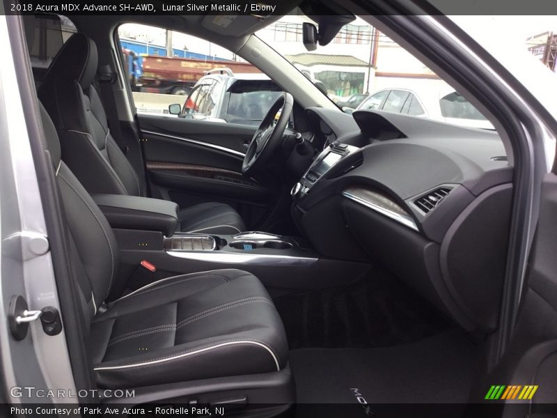 Lunar Silver Metallic / Ebony 2018 Acura MDX Advance SH-AWD