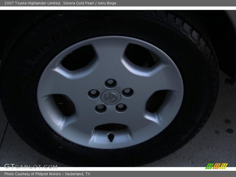 Sonora Gold Pearl / Ivory Beige 2007 Toyota Highlander Limited