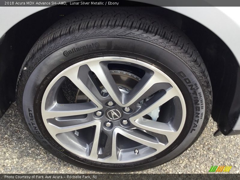 Lunar Silver Metallic / Ebony 2018 Acura MDX Advance SH-AWD