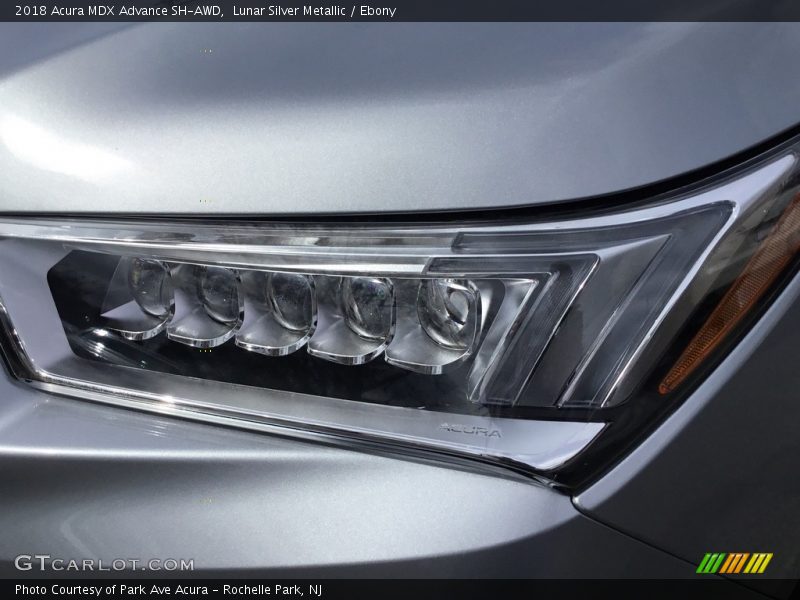 Lunar Silver Metallic / Ebony 2018 Acura MDX Advance SH-AWD
