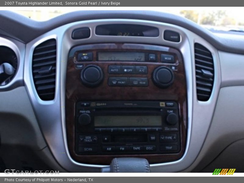 Sonora Gold Pearl / Ivory Beige 2007 Toyota Highlander Limited