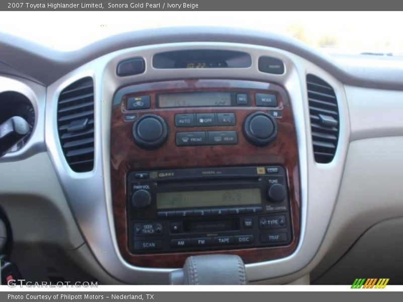 Sonora Gold Pearl / Ivory Beige 2007 Toyota Highlander Limited