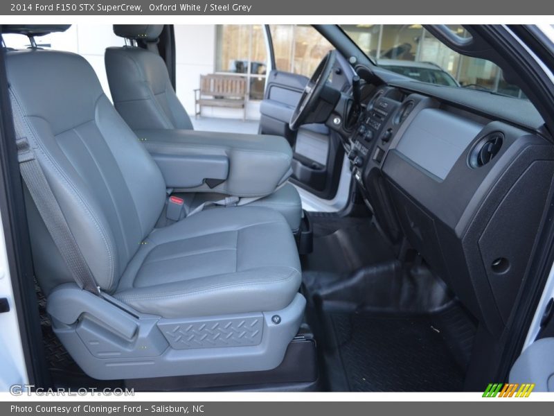 Oxford White / Steel Grey 2014 Ford F150 STX SuperCrew