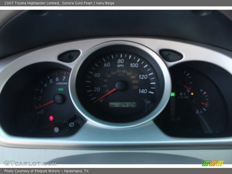 Sonora Gold Pearl / Ivory Beige 2007 Toyota Highlander Limited