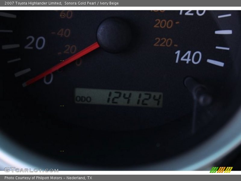 Sonora Gold Pearl / Ivory Beige 2007 Toyota Highlander Limited