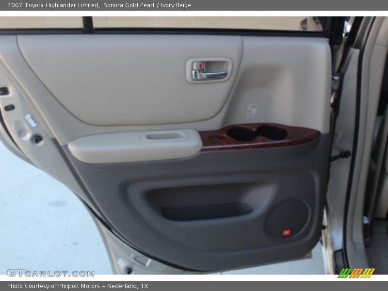 Sonora Gold Pearl / Ivory Beige 2007 Toyota Highlander Limited
