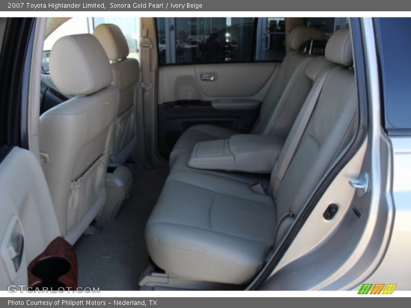 Sonora Gold Pearl / Ivory Beige 2007 Toyota Highlander Limited