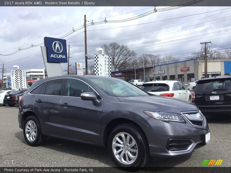 Modern Steel Metallic / Ebony 2017 Acura RDX AWD
