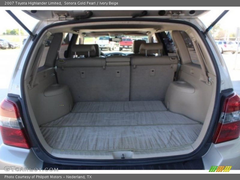 Sonora Gold Pearl / Ivory Beige 2007 Toyota Highlander Limited