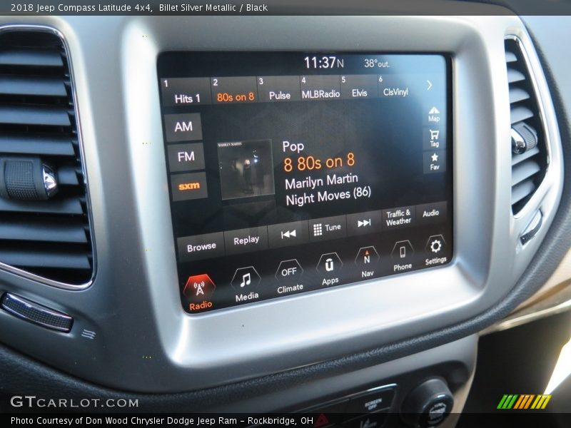 Billet Silver Metallic / Black 2018 Jeep Compass Latitude 4x4