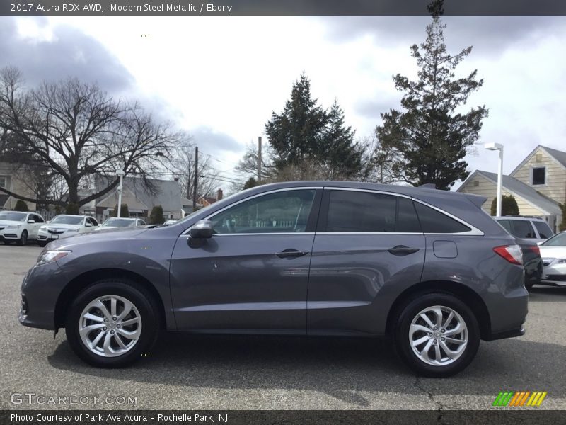 Modern Steel Metallic / Ebony 2017 Acura RDX AWD