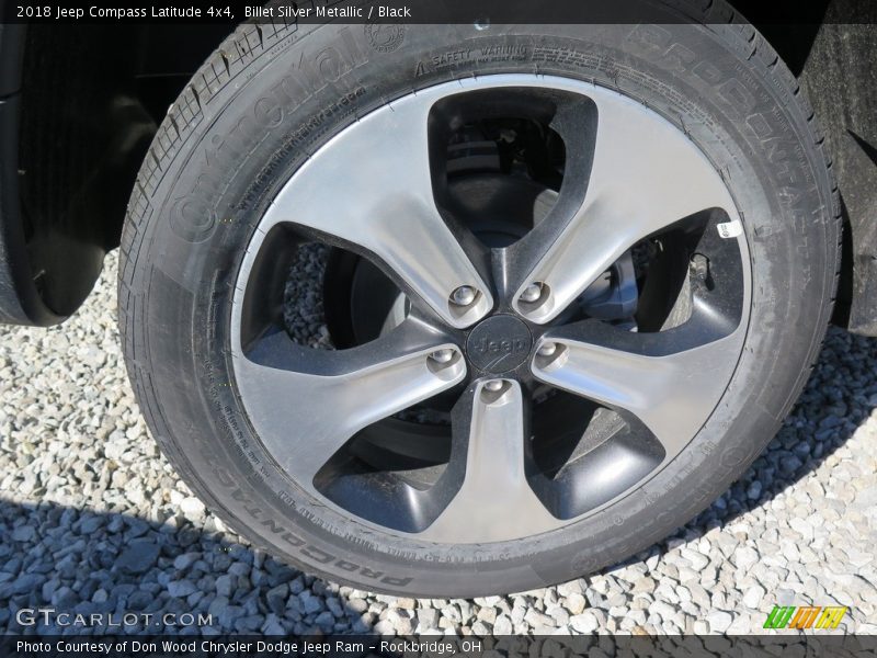 Billet Silver Metallic / Black 2018 Jeep Compass Latitude 4x4