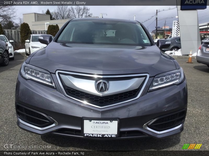 Modern Steel Metallic / Ebony 2017 Acura RDX AWD