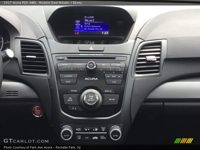 Modern Steel Metallic / Ebony 2017 Acura RDX AWD