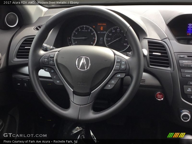 Modern Steel Metallic / Ebony 2017 Acura RDX AWD