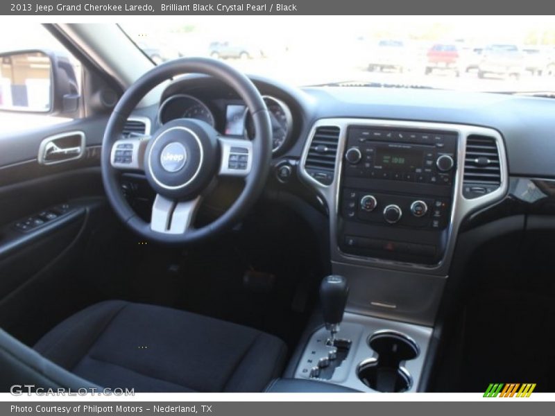 Brilliant Black Crystal Pearl / Black 2013 Jeep Grand Cherokee Laredo
