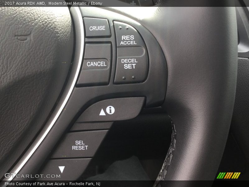 Modern Steel Metallic / Ebony 2017 Acura RDX AWD