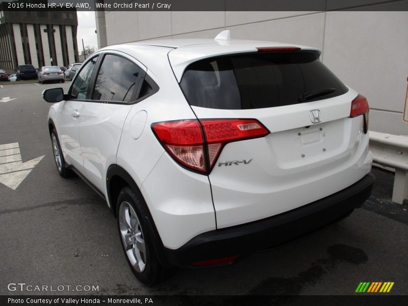 White Orchid Pearl / Gray 2016 Honda HR-V EX AWD