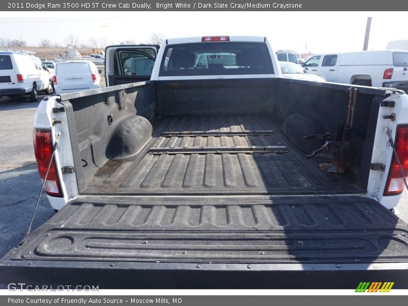 Bright White / Dark Slate Gray/Medium Graystone 2011 Dodge Ram 3500 HD ST Crew Cab Dually
