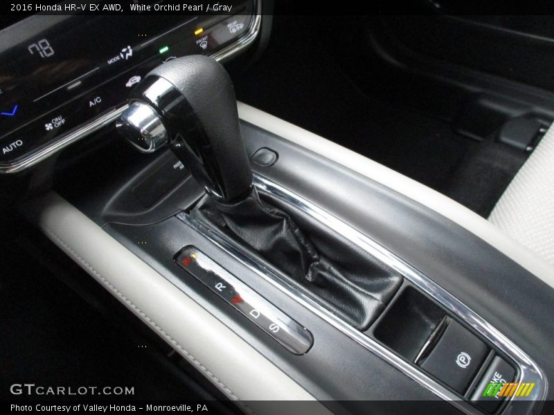 White Orchid Pearl / Gray 2016 Honda HR-V EX AWD