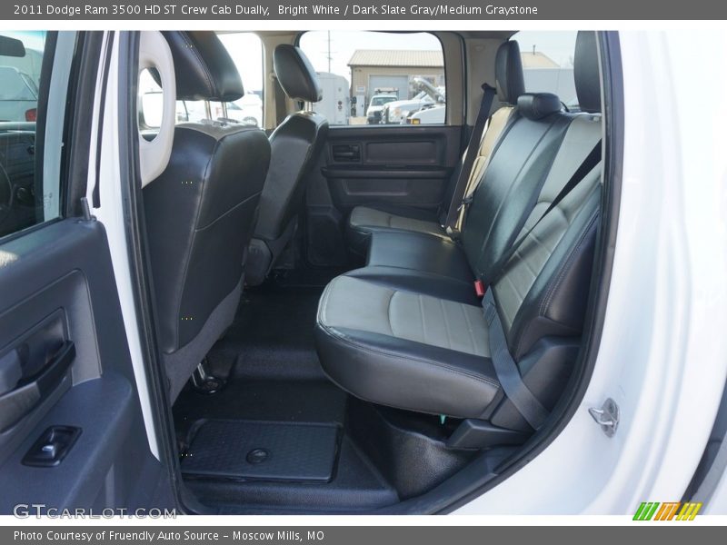 Bright White / Dark Slate Gray/Medium Graystone 2011 Dodge Ram 3500 HD ST Crew Cab Dually