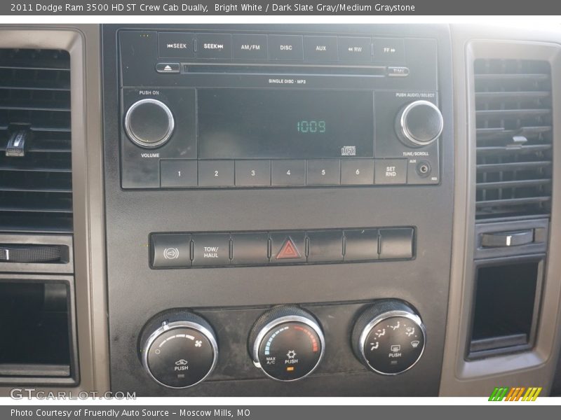 Bright White / Dark Slate Gray/Medium Graystone 2011 Dodge Ram 3500 HD ST Crew Cab Dually