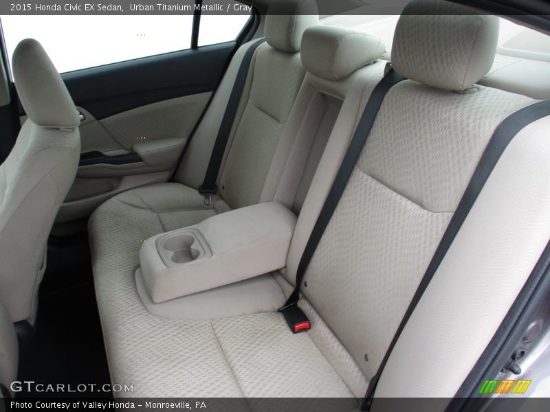 Urban Titanium Metallic / Gray 2015 Honda Civic EX Sedan