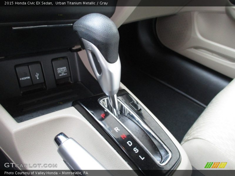 Urban Titanium Metallic / Gray 2015 Honda Civic EX Sedan