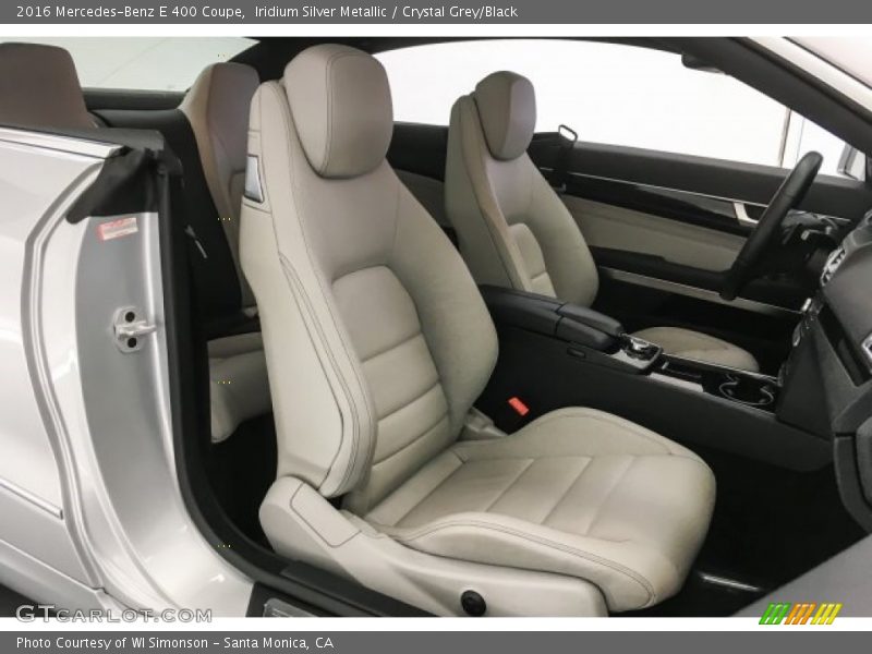 Iridium Silver Metallic / Crystal Grey/Black 2016 Mercedes-Benz E 400 Coupe