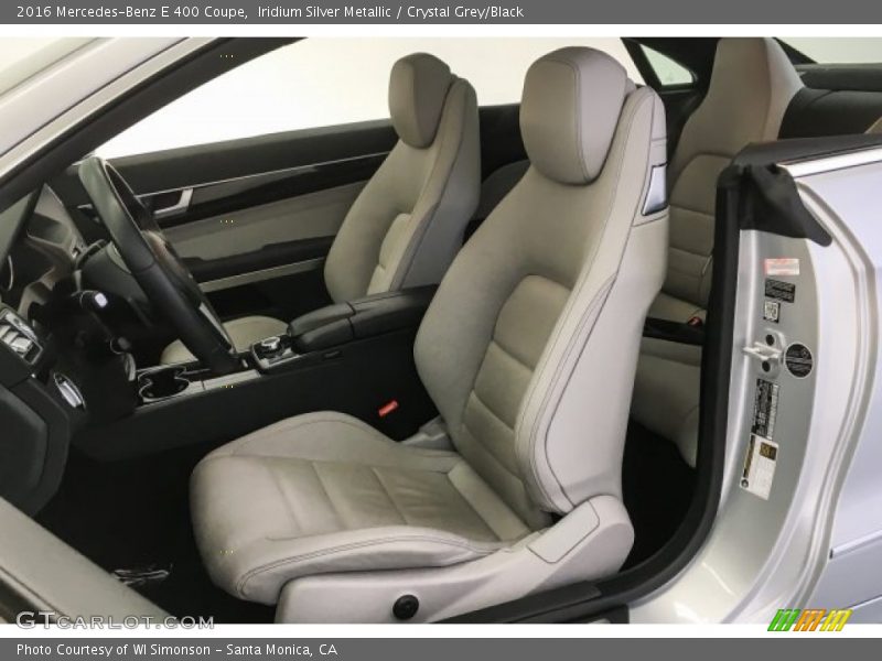 Iridium Silver Metallic / Crystal Grey/Black 2016 Mercedes-Benz E 400 Coupe