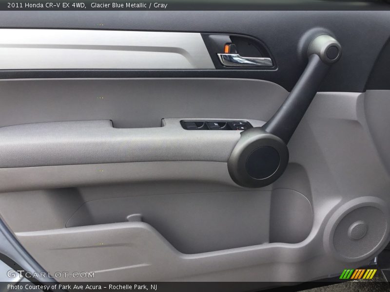 Glacier Blue Metallic / Gray 2011 Honda CR-V EX 4WD