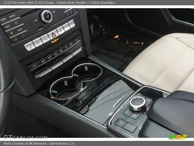 Iridium Silver Metallic / Crystal Grey/Black 2016 Mercedes-Benz E 400 Coupe