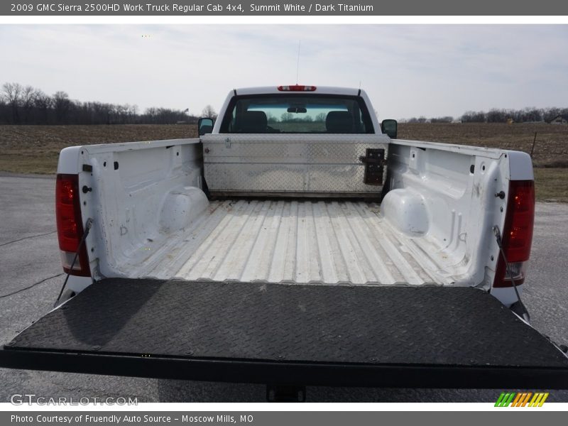 Summit White / Dark Titanium 2009 GMC Sierra 2500HD Work Truck Regular Cab 4x4