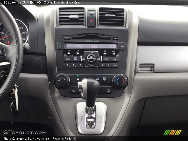 Glacier Blue Metallic / Gray 2011 Honda CR-V EX 4WD