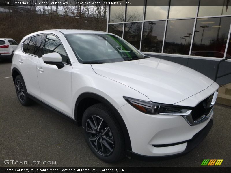 Snowflake White Pearl Mica / Black 2018 Mazda CX-5 Grand Touring AWD