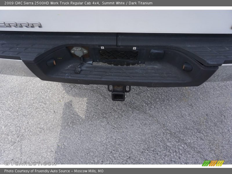 Summit White / Dark Titanium 2009 GMC Sierra 2500HD Work Truck Regular Cab 4x4