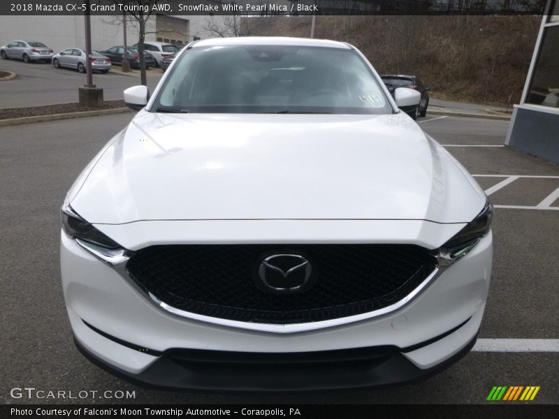 Snowflake White Pearl Mica / Black 2018 Mazda CX-5 Grand Touring AWD