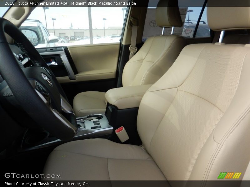 Midnight Black Metallic / Sand Beige 2018 Toyota 4Runner Limited 4x4