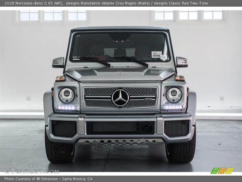 designo Manufaktur Allanite Grey Magno (Matte) / designo Classic Red Two-Tone 2018 Mercedes-Benz G 65 AMG