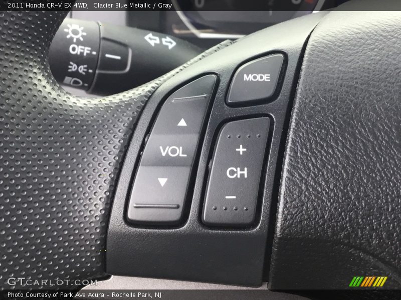 Glacier Blue Metallic / Gray 2011 Honda CR-V EX 4WD