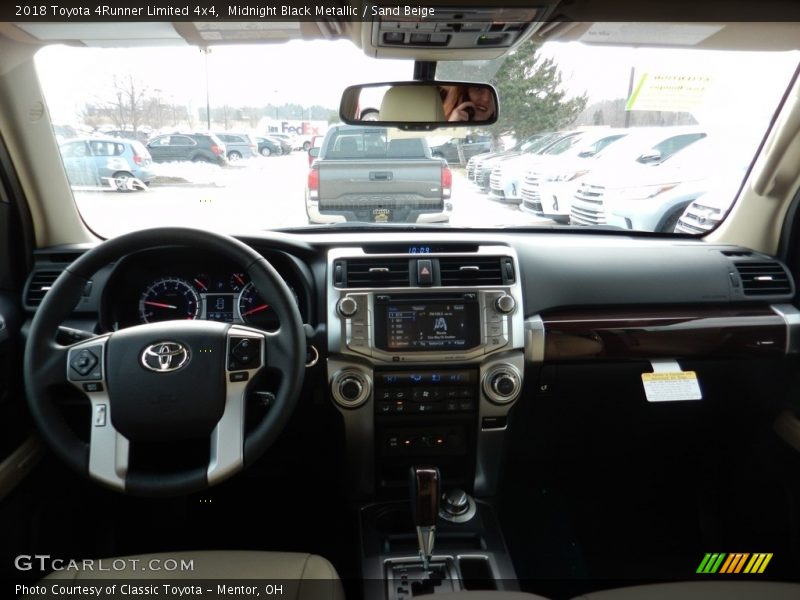 Midnight Black Metallic / Sand Beige 2018 Toyota 4Runner Limited 4x4