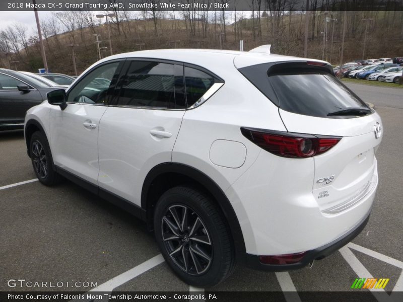 Snowflake White Pearl Mica / Black 2018 Mazda CX-5 Grand Touring AWD