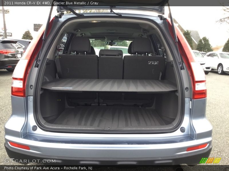 Glacier Blue Metallic / Gray 2011 Honda CR-V EX 4WD