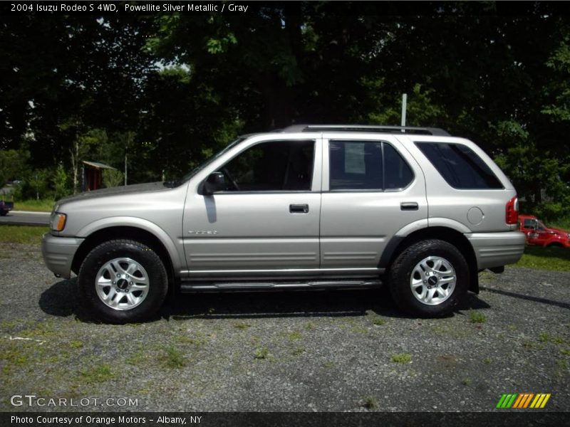 Powellite Silver Metallic / Gray 2004 Isuzu Rodeo S 4WD